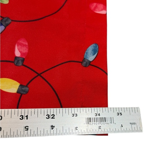 Life of the Party Festive Mens XL 2-Piece Suit Red Christmas Lights - Picture 5 of 11